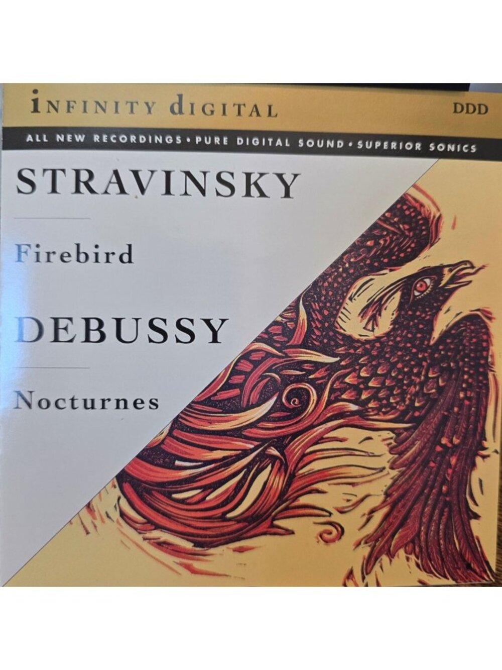 Stravinsky Firebird & Debussy Nocturnes Jahni Mardjani Music CD Conductor 37833c